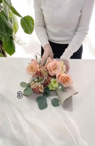 курсы флористики: Жеке, Группалык, Офлайн Сертификат берилет — 1