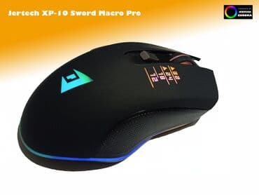 rgb: Игровая мышка jertech sword xp10 rgb gaming mouse с цветной — 2