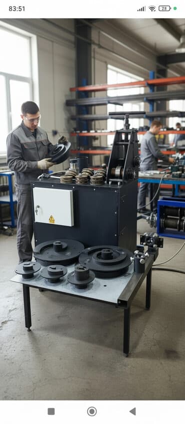 полировачный аппарат: Промышленный станок для художественной ковки и гибки металла — 1