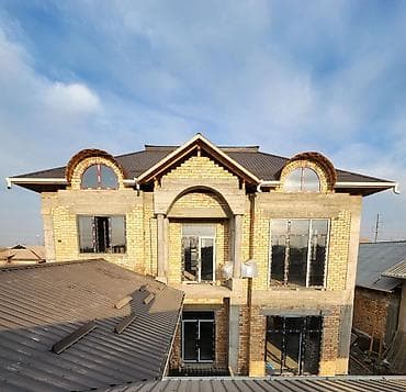 кредит дом: Дом из кирпича с архитектурными элементами классики - Трёхэтажное — 4