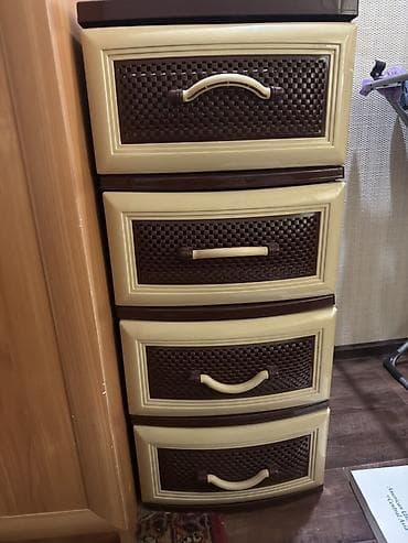 комоды для вещи: Комод для одежды, Без зеркала, ЛДСП, цвет - Коричневый — 2