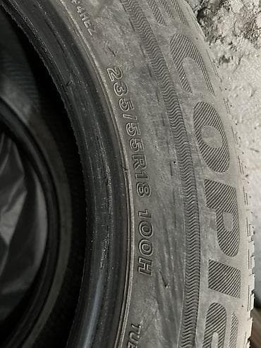 Транспорт: Шины 235 / 55 / R 18, Лето, Б/у, Комплект, Легковые, Япония, Bridgestone — 4