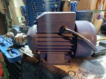 Наждак!! Однофазный двигатель с креплением для камня от болгарки