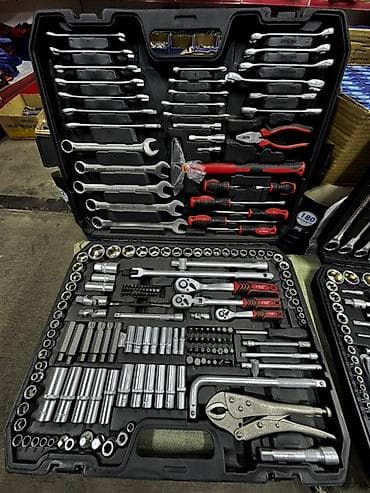 Мультитулы: 2500 сом и выше Набор слесарно-автомобильного инструмента в прочном — 7