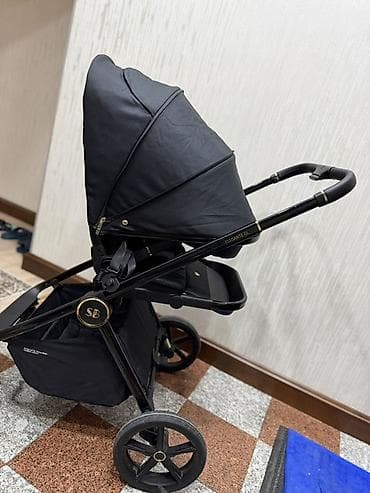 бир: Прогулочная коляска Smart Baby Elegant E6 (SB), цвет черный — 6