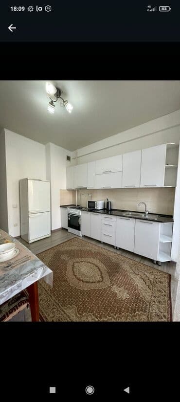 посуточная аренда квартира ош: 1 комната, Душевая кабина, Постельное белье, Кондиционер — 3