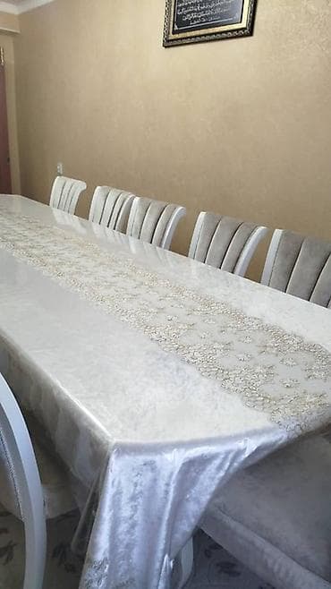 стол кухоный бу: Стол и стул для зала, цвет - Белый — 1