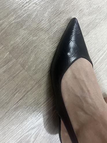 Туфли, 39, 39.5, 40, Новый, цвет - Черный, Самовывоз, Платная доставка — 1