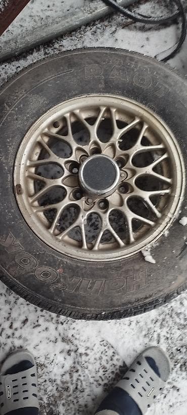 Шины и диски: Колеса в сборе 245 / 70 / R 16, Всесезонная, Б/у, Комплект, Внедорожные (АТ/МТ), Литые, отверстий - 6 — 1