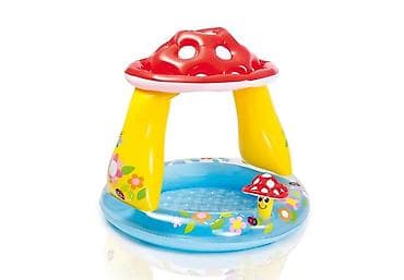 Игрушки: 🍄 Детский надувной бассейн «Грибок» Intex 57114 с навесом Подарите — 2