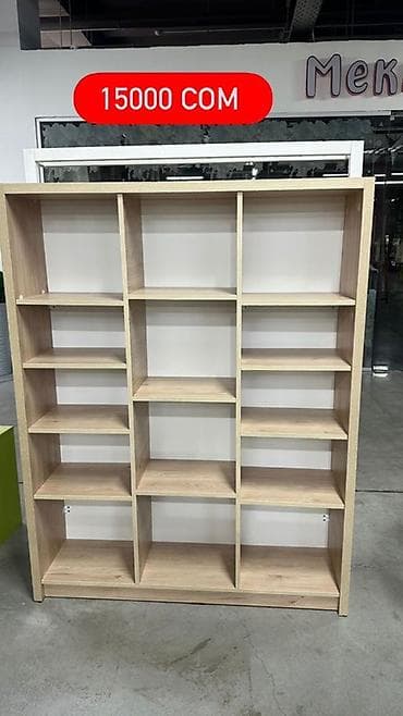 промышленный фильтр: Торговое оборудование и декор для магазина: 1) Стеллаж из ЛДСП, цвет — 1