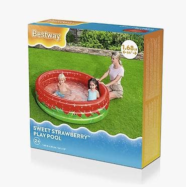 Спорт жана эс алуу: Надувной детский бассейн Bestway Sweet Strawberry (Сладкая клубничка) — 2