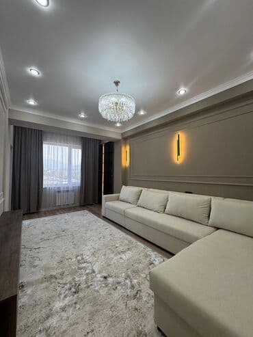 горького абая: 2 комнаты, 66 м², Элитка, 12 этаж, Дизайнерский ремонт — 2