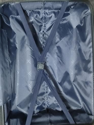 Зер буюмдар: Чемодан, Колдонулган, Материалы: Желим, Орто (40 - 70 л), Дөңгөлөктүү — 1