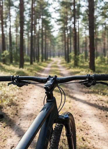 Вынос для велосипеда черного цвета, изготовленный из высокопрочного