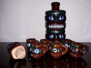 кружка металлическая: Антикварный набор для алкогольных напитков. Необычный и очень — 2