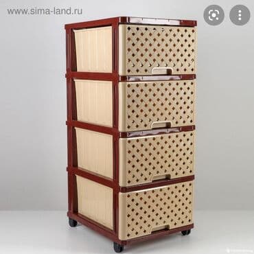 шкафы для ванны: Комод пластиковый
Тумба
Производство:Россия — 1