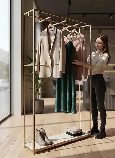 Кронштейн Для одежды, Материал: Металл, Лофт, Новый