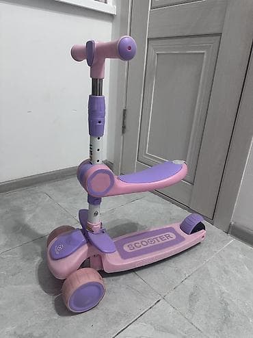 Детский самокат, Трёхколёсный — 3