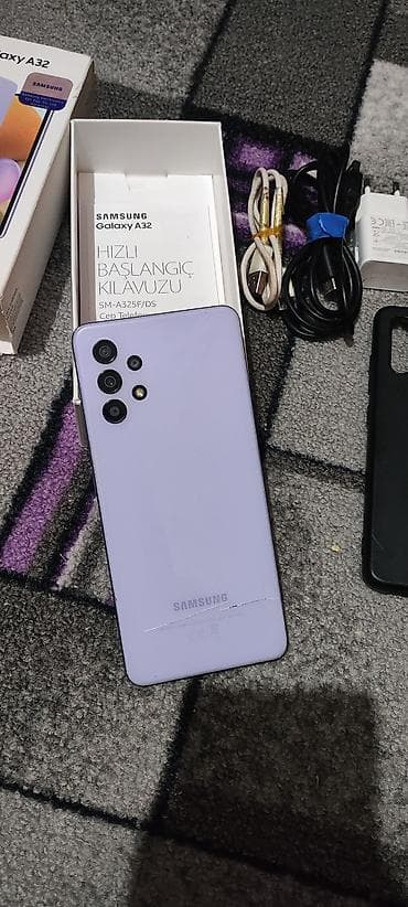 самсунг s 25 uitra: Samsung Galaxy A32, цвет - Фиолетовый, 2 SIM — 1