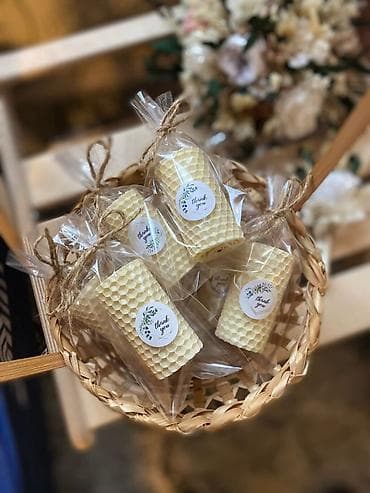 воскаплав: Декоративные свечи в форме пионов Нежно-розовая и молочно-белая — 7