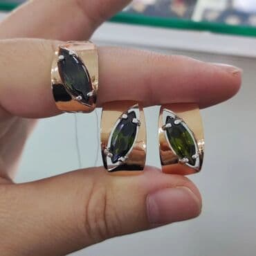 эксклюзивные свадебные пригласительные: Набор украшений, Проба 925, Новый — 1