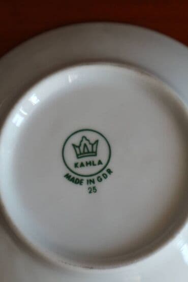 я ищу посуда: Немецкий винтажный кофейный фарфоровый сервиз Kahla на 6 персон — 11