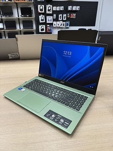Ноутбуки Acer: Acer Aspire 3 (зелёный) Экран: - 15.6" IPS, узкие рамки - Разрешение — 1