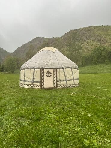 Аренда юрты, Каркас Деревянный, 75 баш, Казан, Посуда, С полом