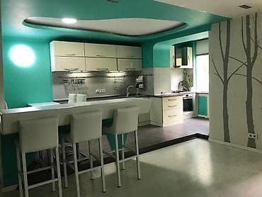 мандина квартира 1 комнат: 3 комнаты, С мебелью полностью — 4