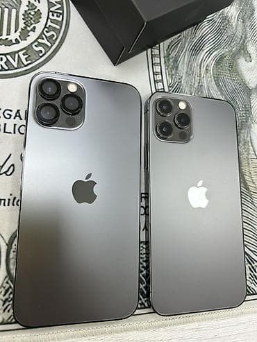 IPhone 12 Pro, Б/у, 256 ГБ, Графит, Коробка, 79 %