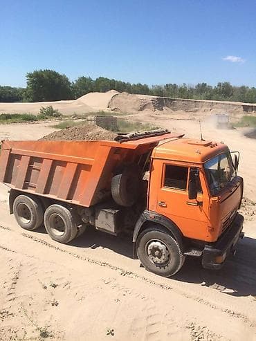 Песок, В тоннах, Камаз
