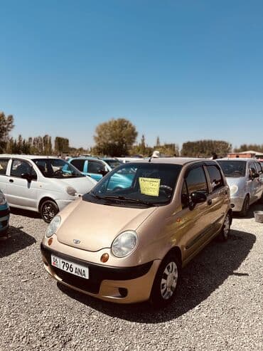 авто кридит бишкек: Daewoo Matiz: 2003 г., 0.1 - engine capacity л, Механика, Бензин, Хетчбек — 1