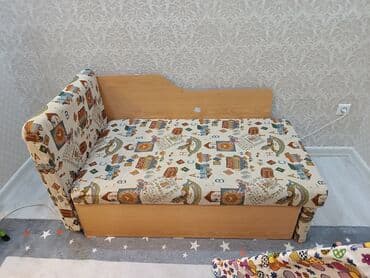 диваны для детей: Бүктөмө диван, Колдонулган, Бир кишилик — 3