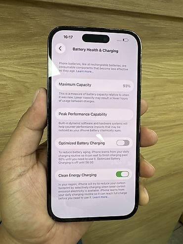 ipone 15 pro: IPhone 14 Pro Max, Space Gray, 93 % — 2