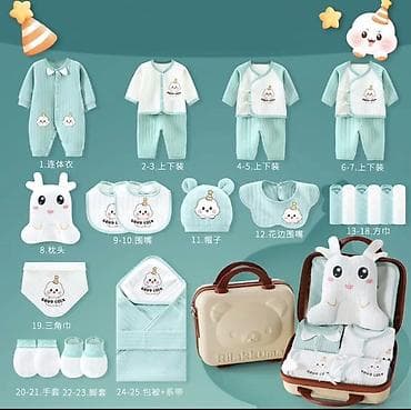 одежды для малышей: Комплект, цвет - Голубой — 2