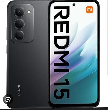 Техника сатып алуу: Redmi, Redmi 15, 128 ГБ, түсү - Кара — 1