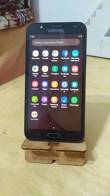 Samsung Galaxy J7 2018, Б/у, 32 ГБ, цвет - Черный, 2 SIM