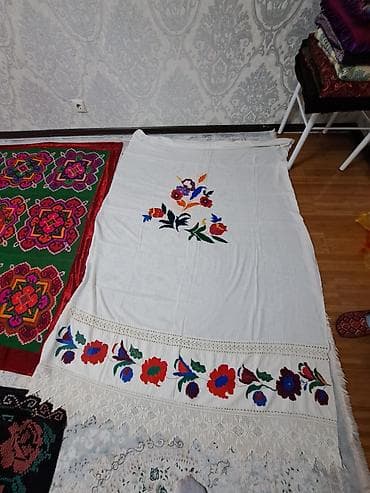 Декор и интерьер: Вышитые полотна/покрывала ручной работы - Техника: крестик по плотной — 9