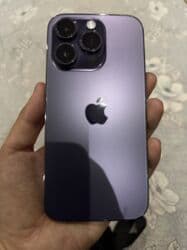 бу телефоны в ош: IPhone 14 Pro, Б/у, 256 ГБ, Deep Purple, Зарядное устройство, 84 % — 1