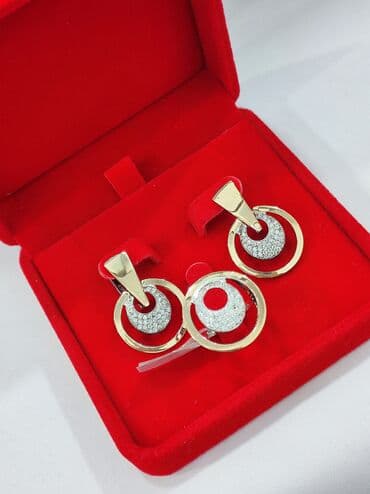 купить свадебное платье недорого: Серебряный Комплект Серебро с напылением золото Размеры имеются — 2