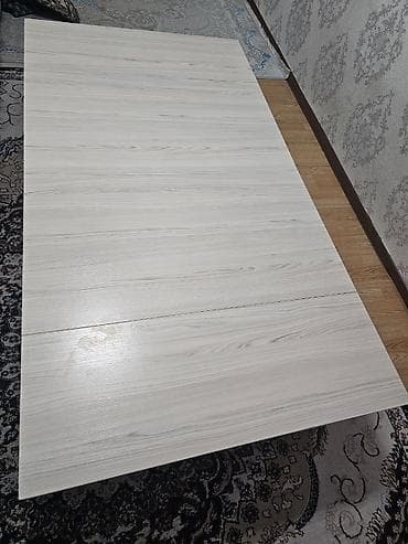 Кухонные столы: Стол трансформер Для кухни, Раскладной стол, Длина, см: 3,5 см, цвет - Бежевый — 4