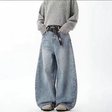 джинсы монтан женские: Джинсы ультра‑wide leg (экстрамеш), унисекс размер XL - Силуэт — 2