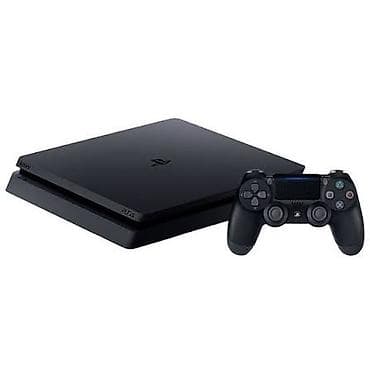 Игровая консоль Sony PlayStation 4 Slim (чёрная) + беспроводной