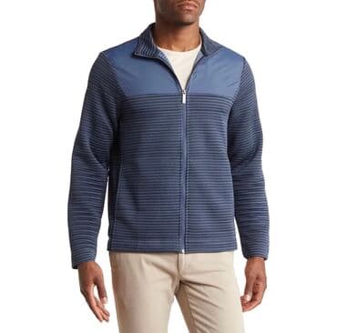 Толстовки: PERRY ELLIS. Куртка на молнии из нейлона.Гладкие нейлоновые вставки и — 4