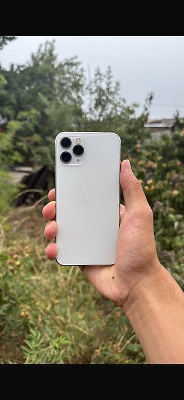 IPhone 11 Pro, Б/у, 256 ГБ, Серебристый, Чехол, 100 % at lalafo.kg IPhone 11 Pro, Б/у, 256 ГБ, Серебристый, Чехол, 100 %