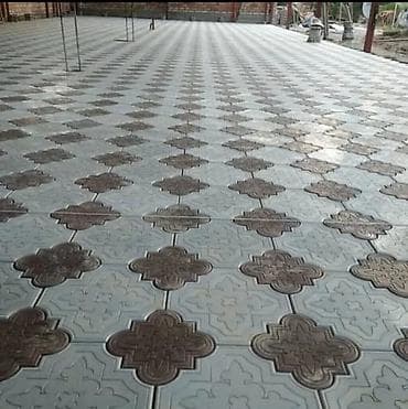 сени газон: Тротуарная плитка и укладка - Виды плитки: квадратная плитка с — 4