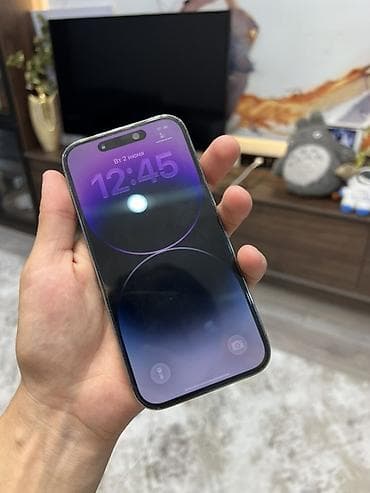 8 plus: IPhone 14 Pro, Б/у, 256 ГБ, Deep Purple, Защитное стекло, Чехол, Коробка — 2