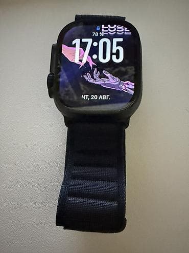tecno phantom: Умные часы (форма и интерфейс в стиле Apple Watch Ultra 3), размер 49 — 4