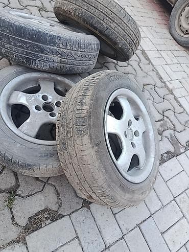 Шиналар жана дисктер: Дөңгөлөктөр монтажда R 15, Колдонулган, Комплект, Жеңил унаалар, Куйма, тешиктери - 4 — 3